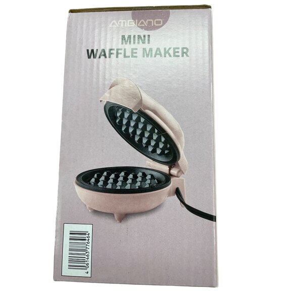 Ambiano Mini Waffle Make Pink NIB - SKU 1631 - Picture 2 of 4